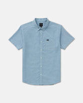 That'll Do Stretch Short Sleeve Shirt - Oxford Blue