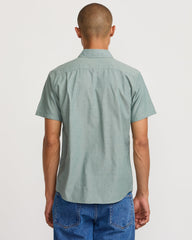 That'll Do Dobby Short Sleeve Shirt - Balsam Green