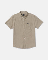 That'll Do Dobby Short Sleeve Shirt - Sand