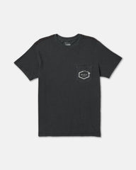 Island Hex Pocket Short Sleeve Tee - Pirate Black