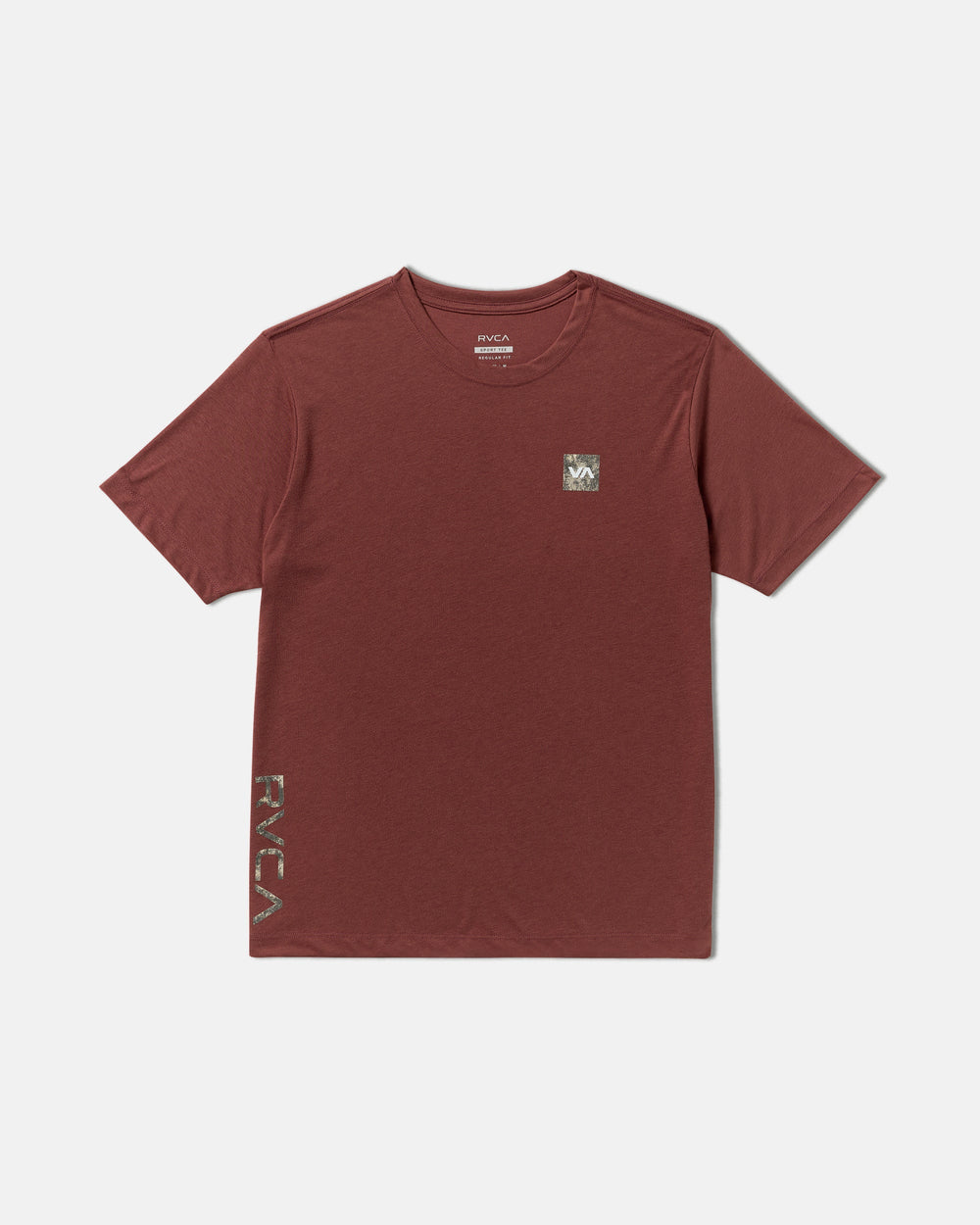 RVCA 2X Short Sleeve Tee - Red Earth