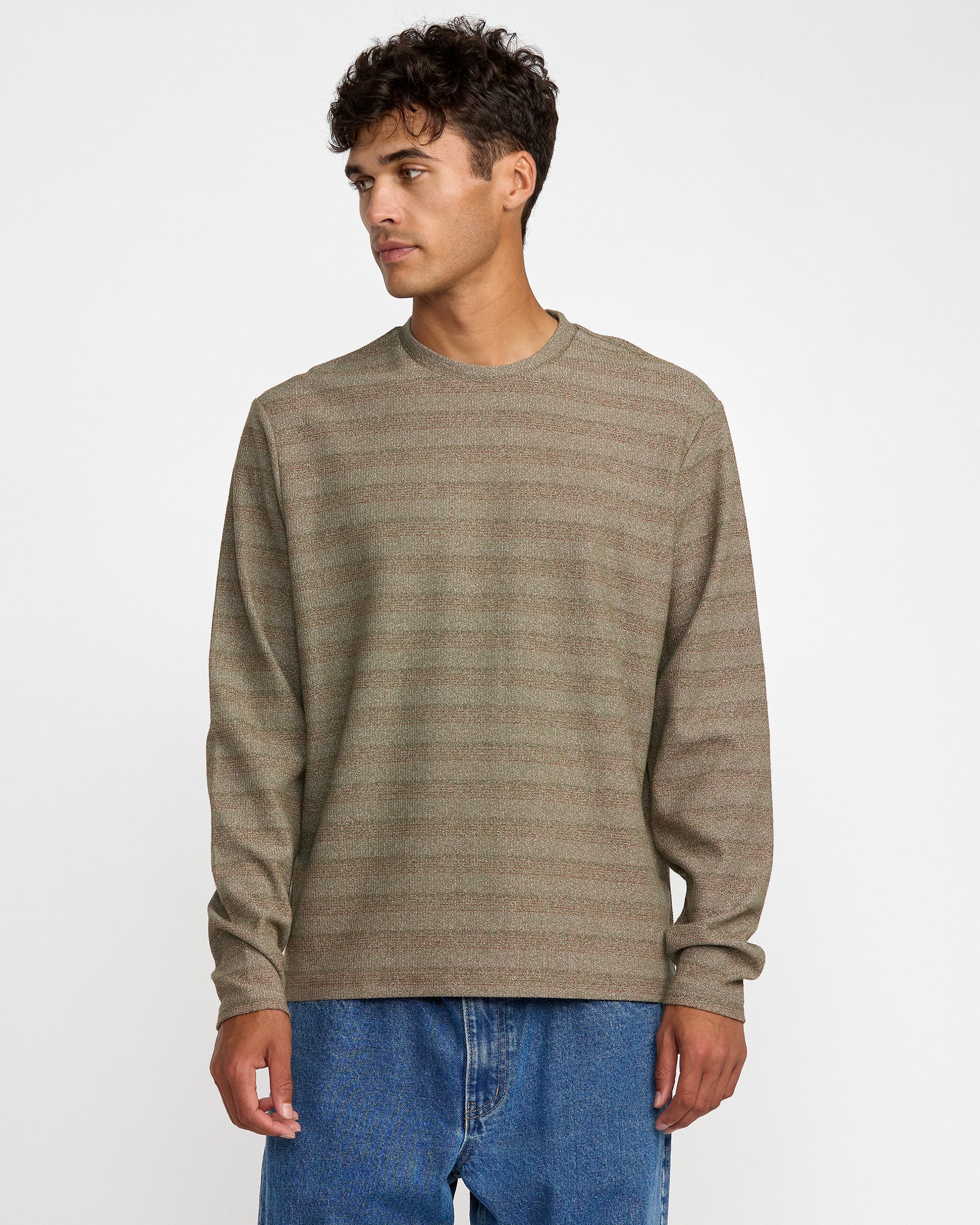 Vacancy Long Sleeve Shirt - Mushroom