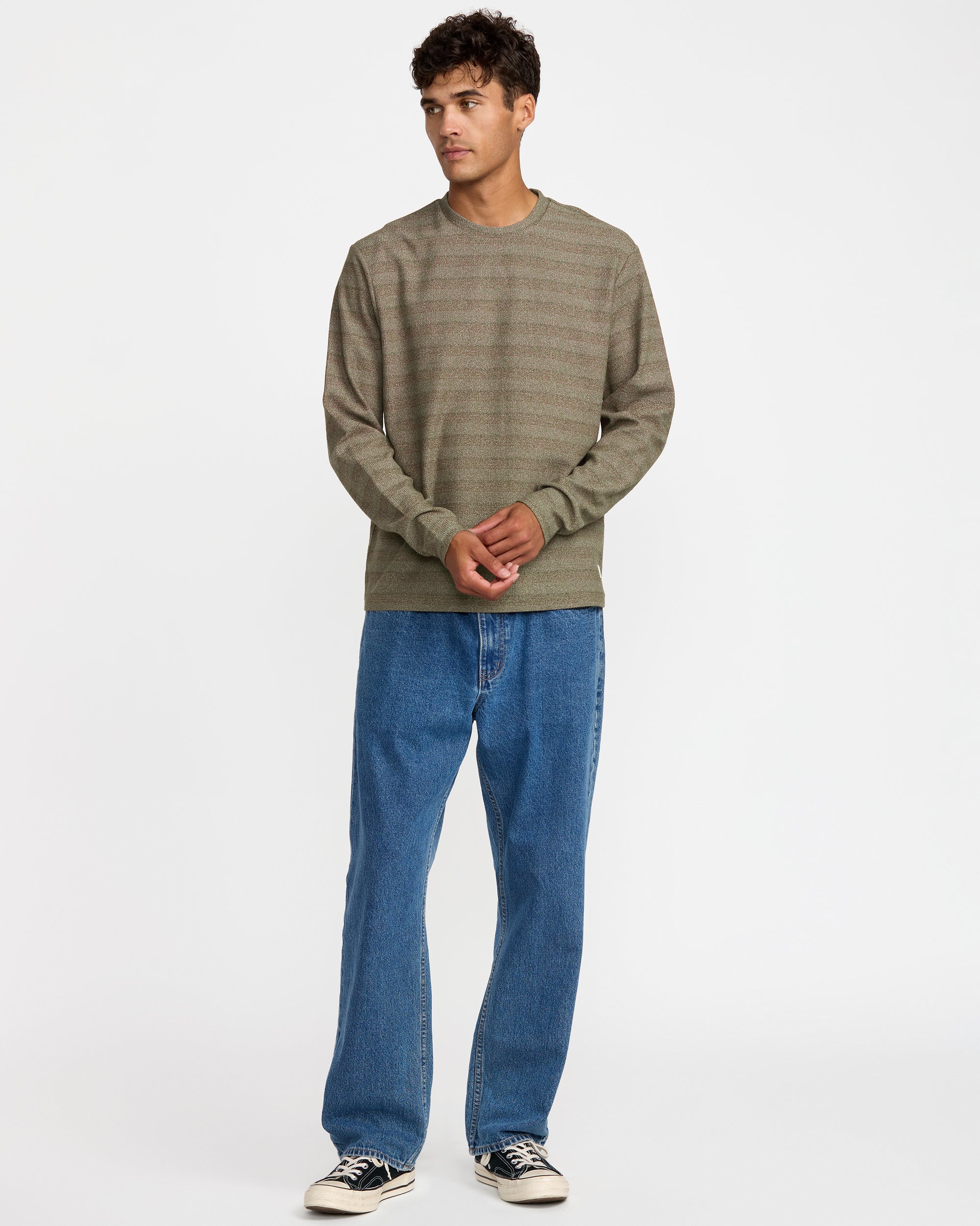Vacancy Long Sleeve Shirt - Mushroom