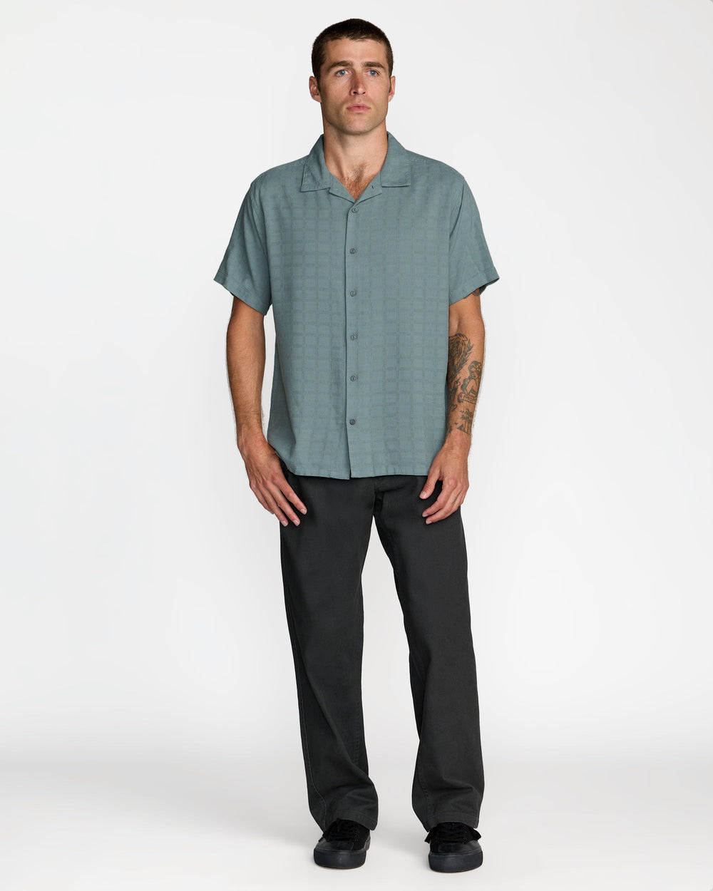 Vacancy Short Sleeve Shirt - Lead