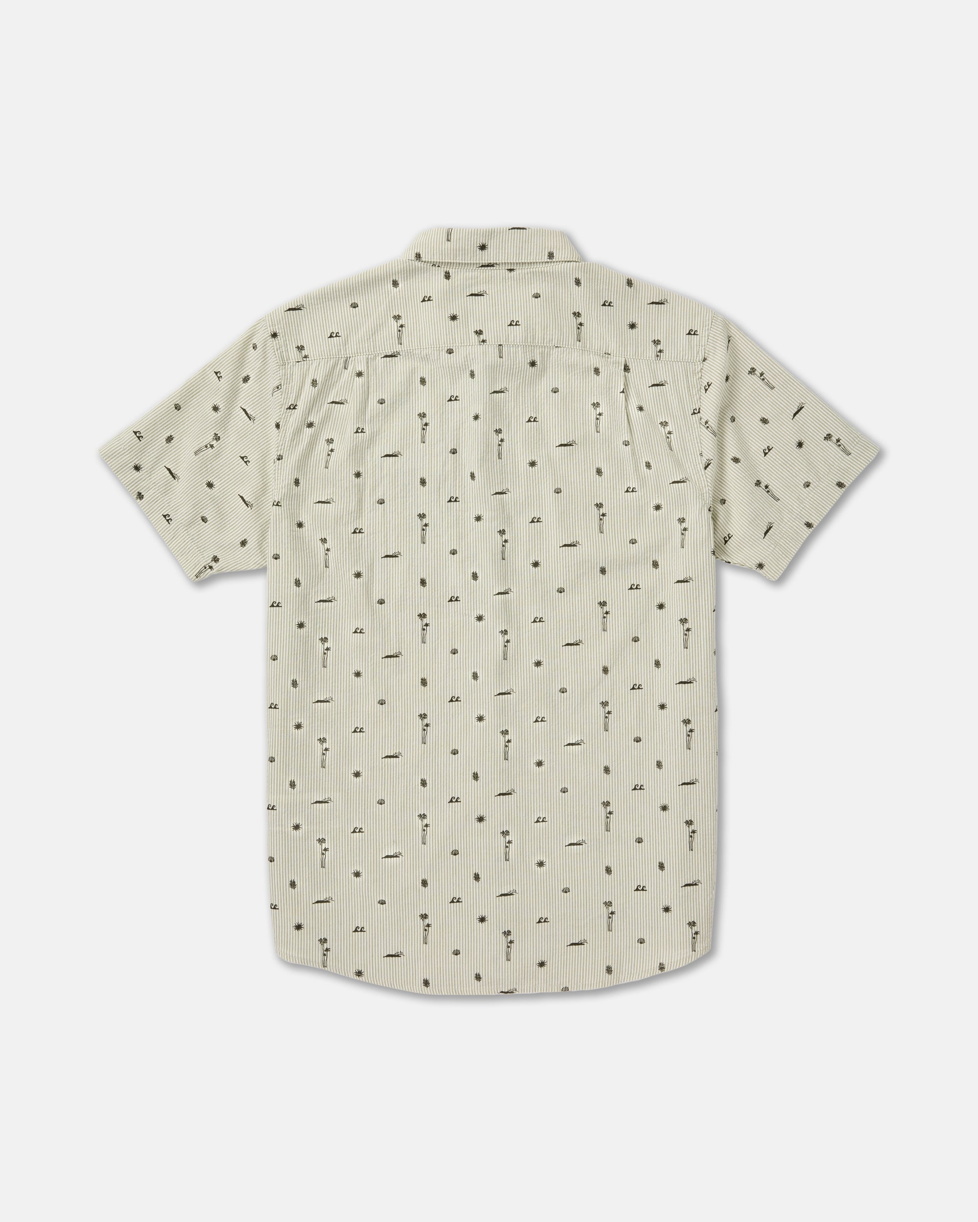That'll Do Seersucker Shirt - Ranger Green