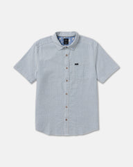 That'll Do Seersucker Short Sleeve Shirt - Vintage Navy