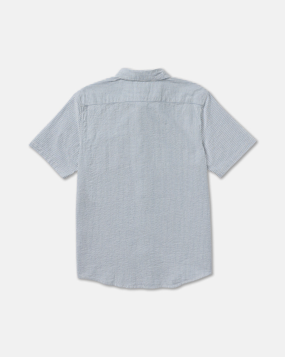 That'll Do Seersucker Short Sleeve Shirt - Vintage Navy