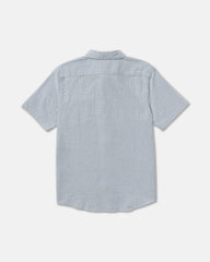 That'll Do Seersucker Short Sleeve Shirt - Vintage Navy