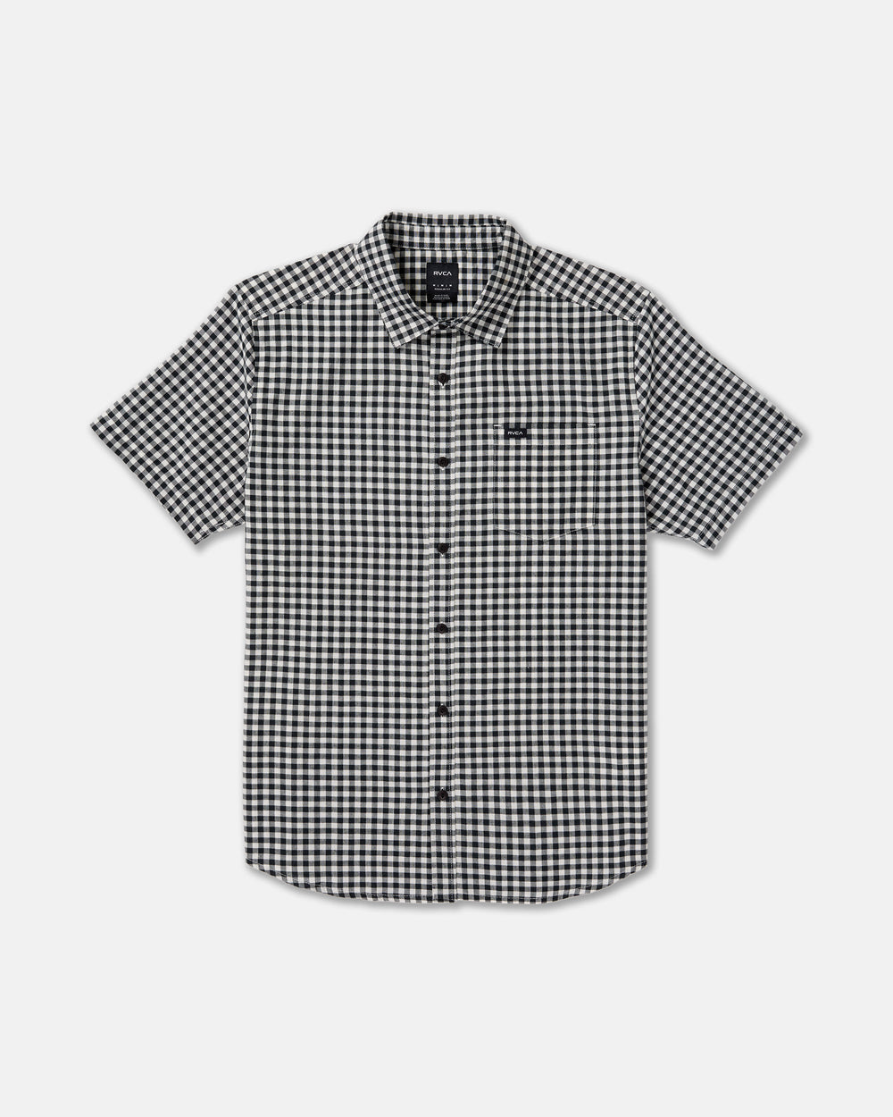 Overspray Short Sleeve Shirt - Black White