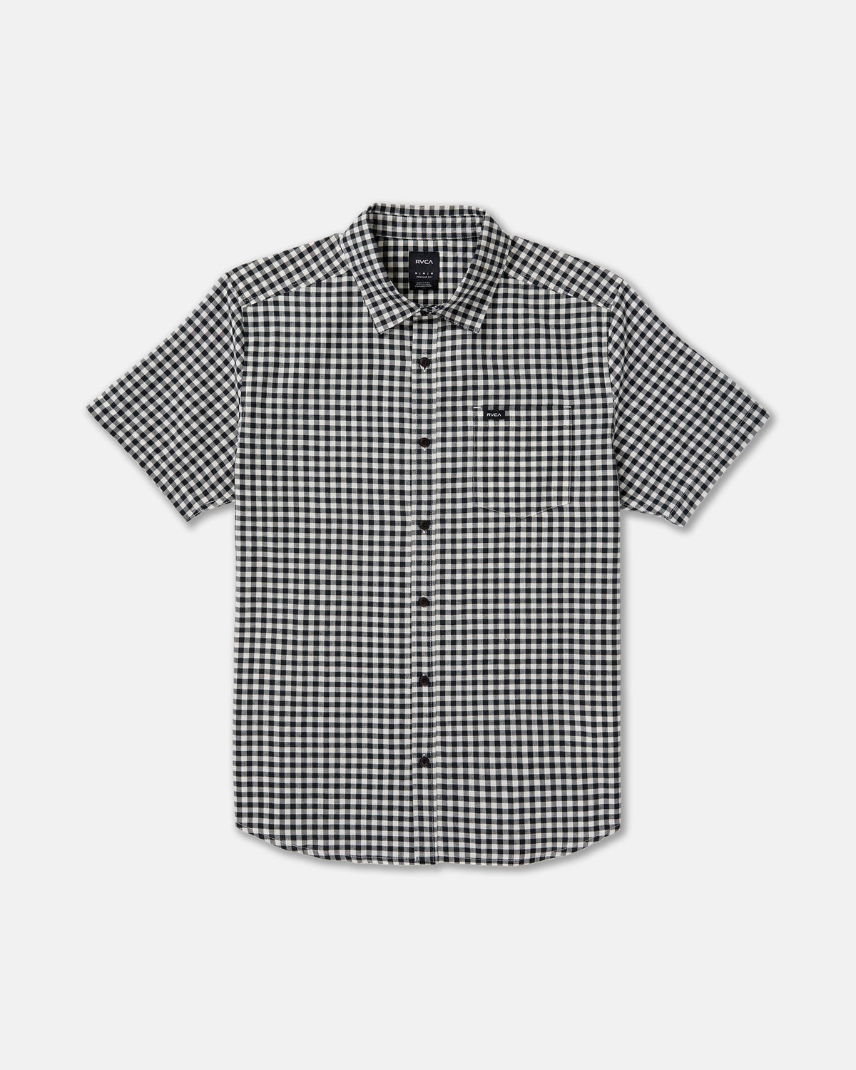 Overspray Short Sleeve Shirt - Black White