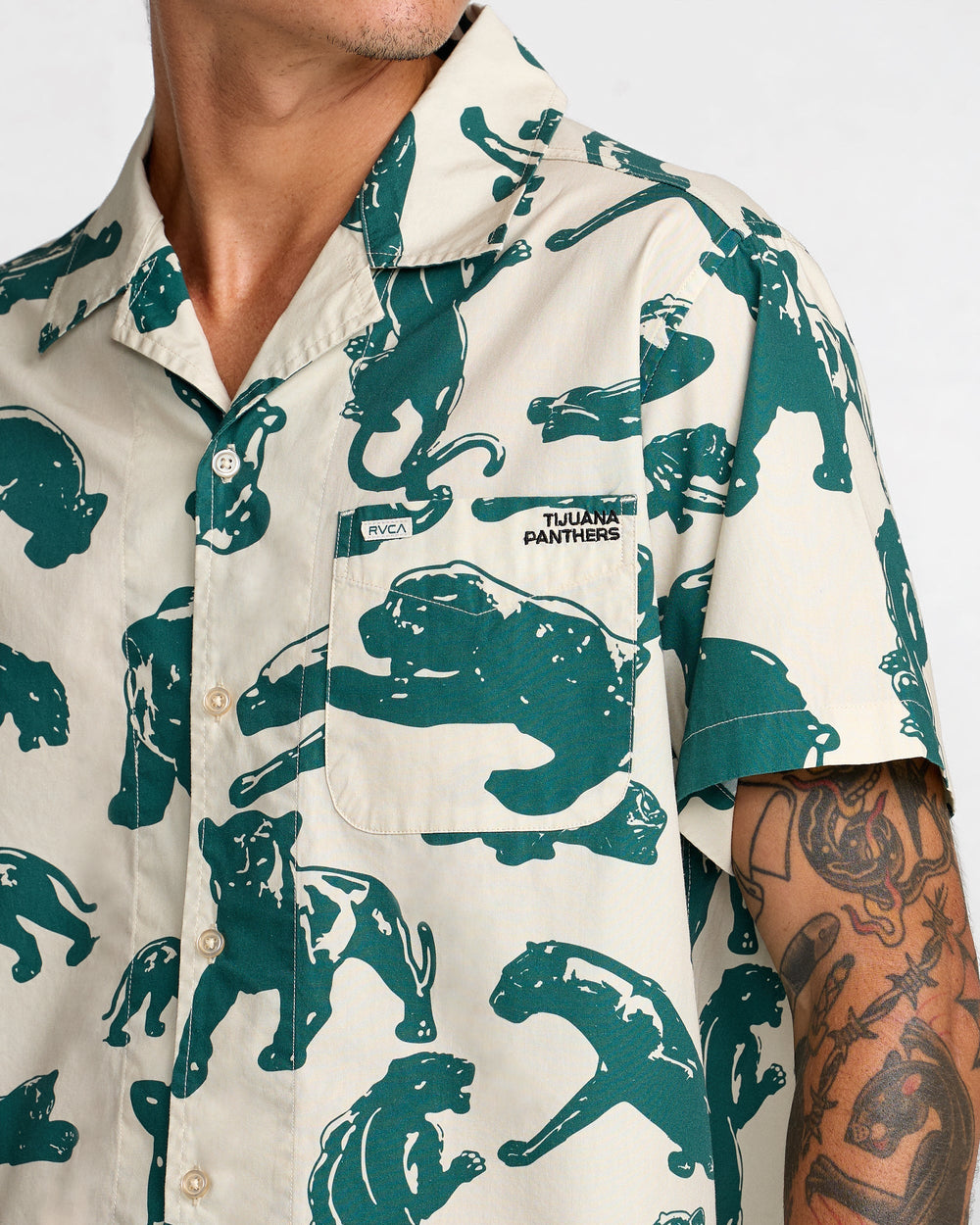 TJP All Over Short Sleeve Shirt - Ceramic