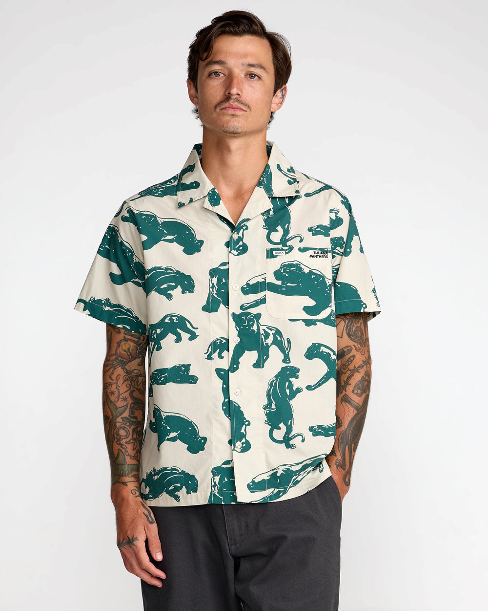 TJP All Over Short Sleeve Shirt - Ceramic