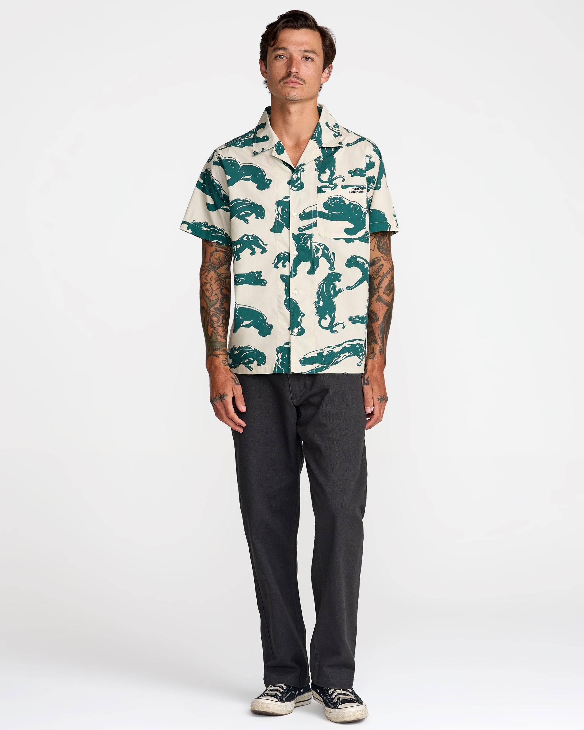 TJP All Over Short Sleeve Shirt - Ceramic