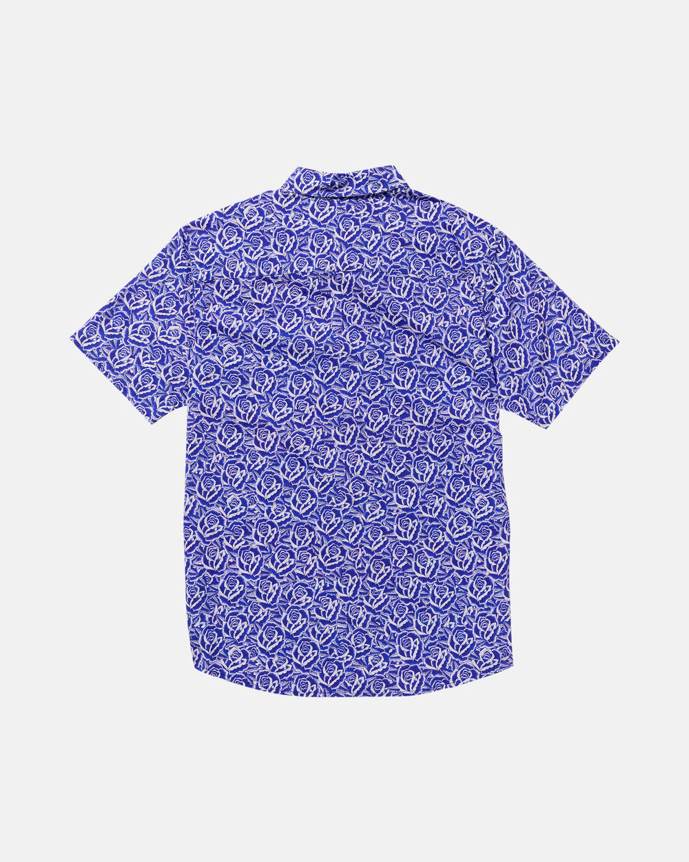 Barba Roses Short Sleeve Shirt - Light Blue