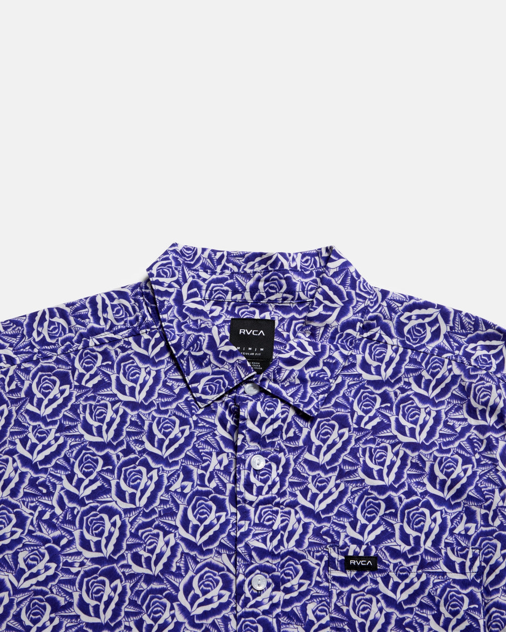 Barba Roses Short Sleeve Shirt - Light Blue