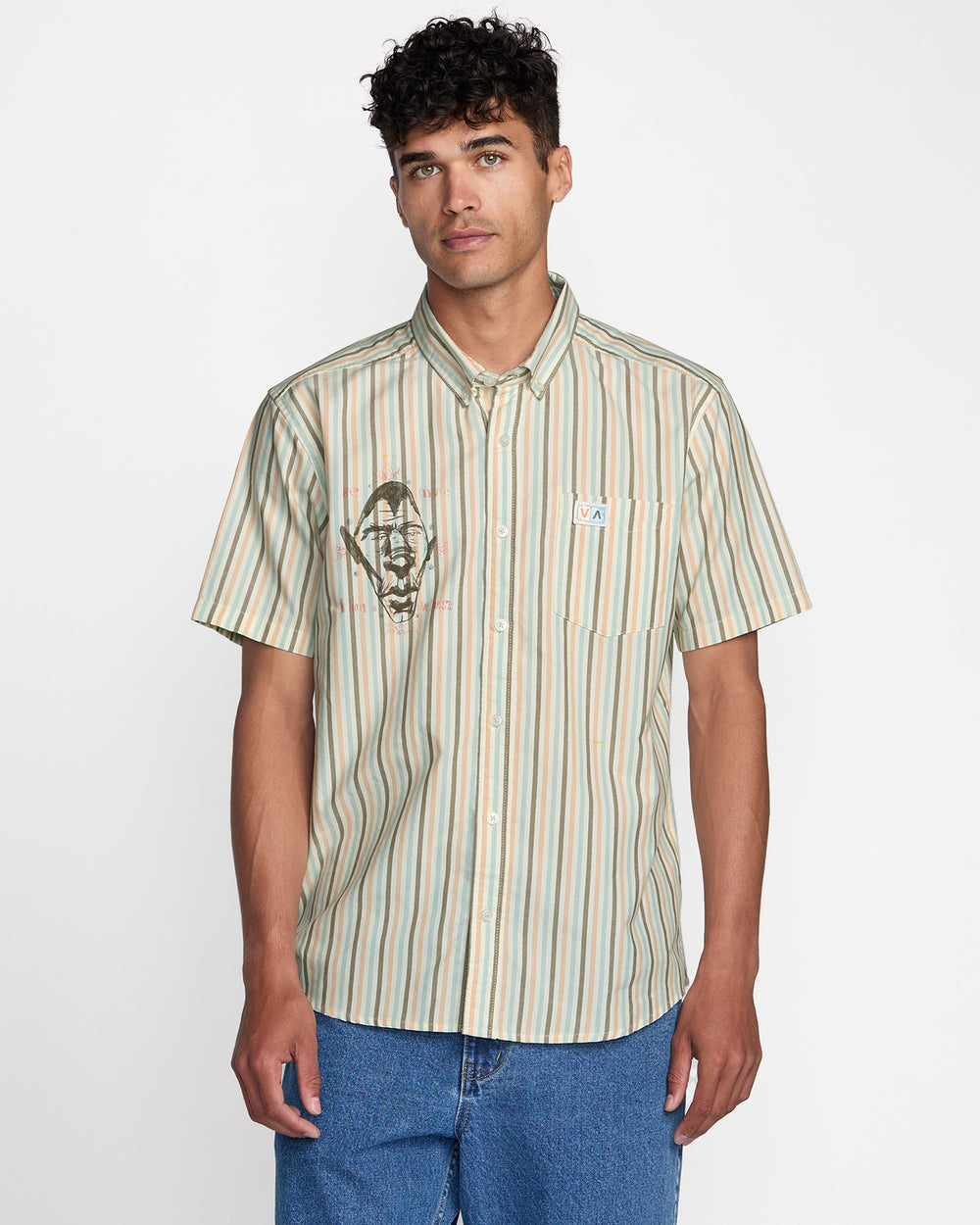 Jacobs Archive Stripe Short Sleeve Shirt - Multi Stripe