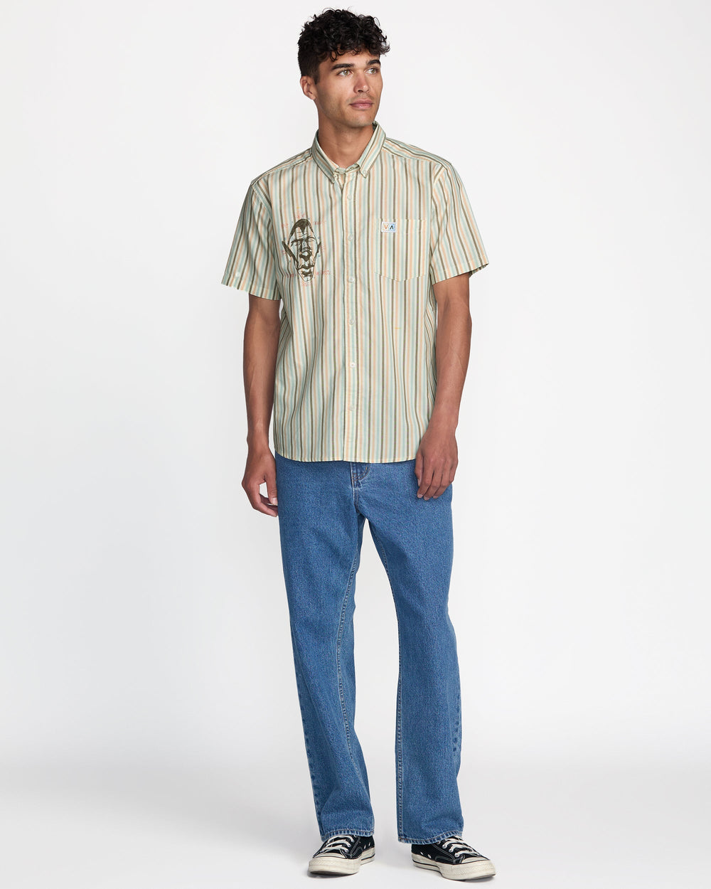 Jacobs Archive Stripe Short Sleeve Shirt - Multi Stripe