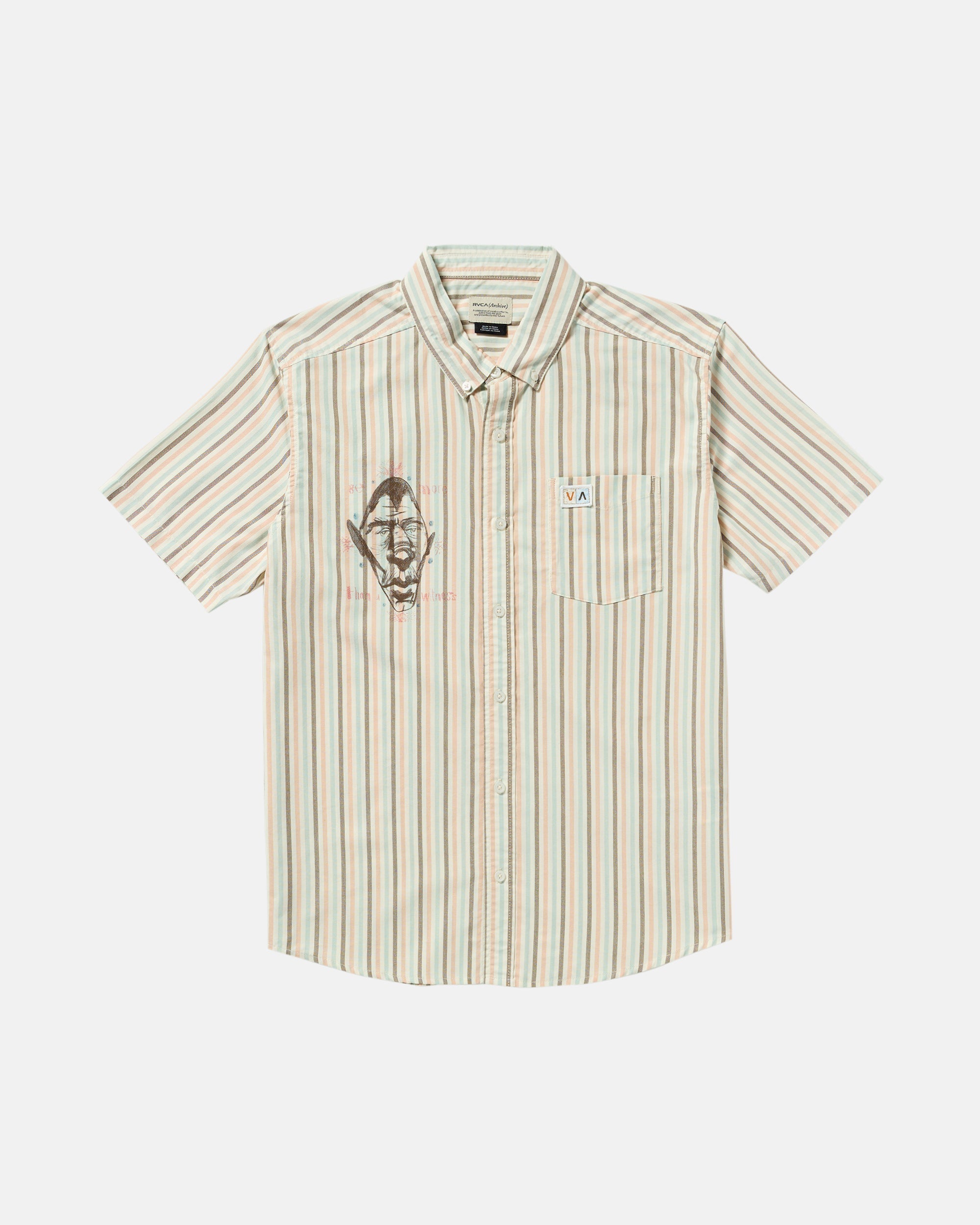 Jacobs Archive Stripe Short Sleeve Shirt - Multi Stripe