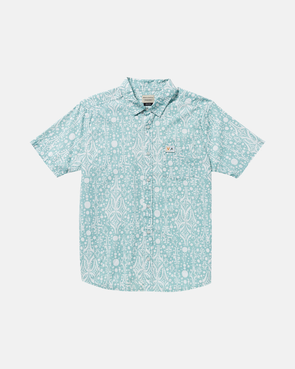 Jacobs Archive Print Short Sleeve Shirt - Blue Haze