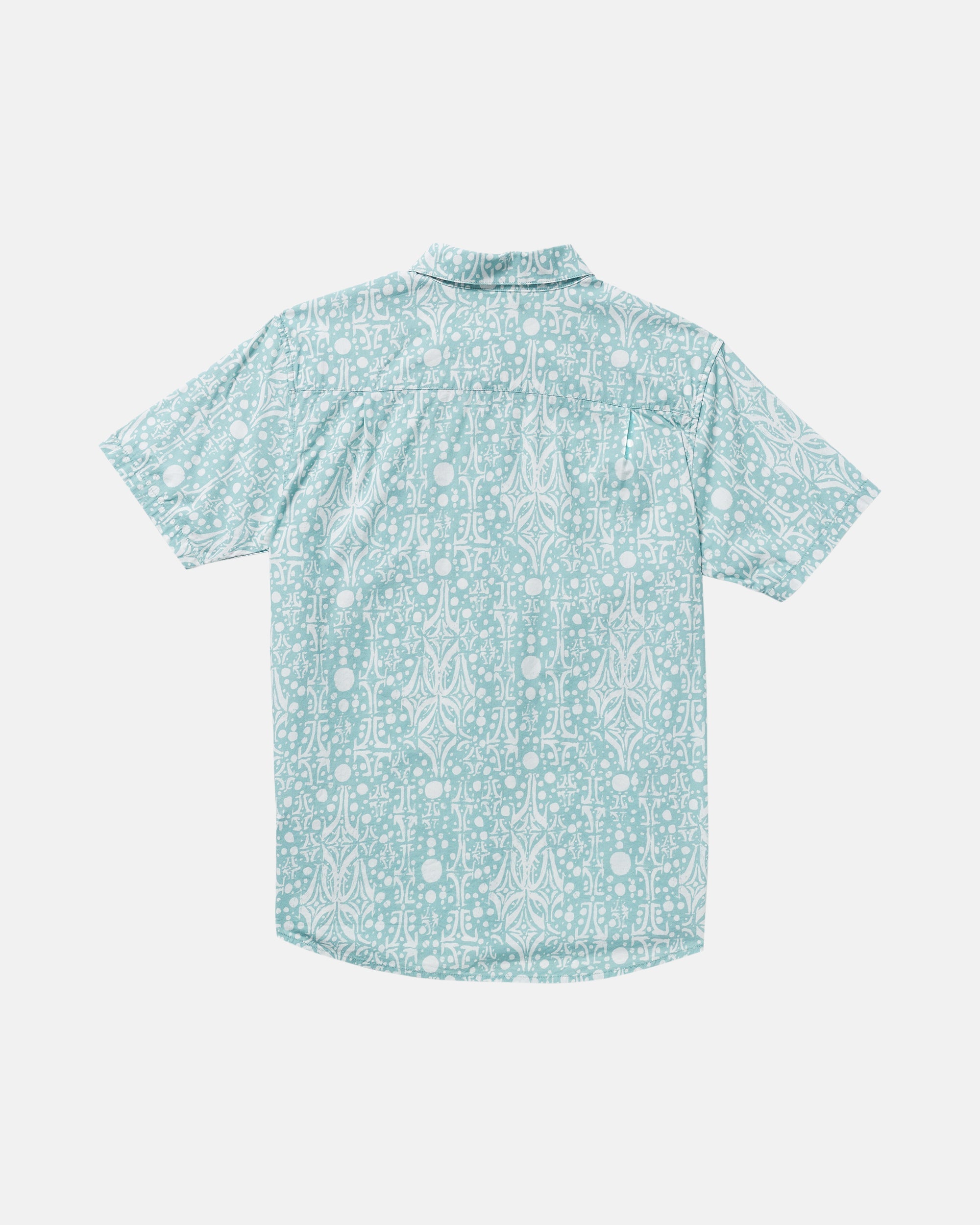 Jacobs Archive Print Short Sleeve Shirt - Blue Haze