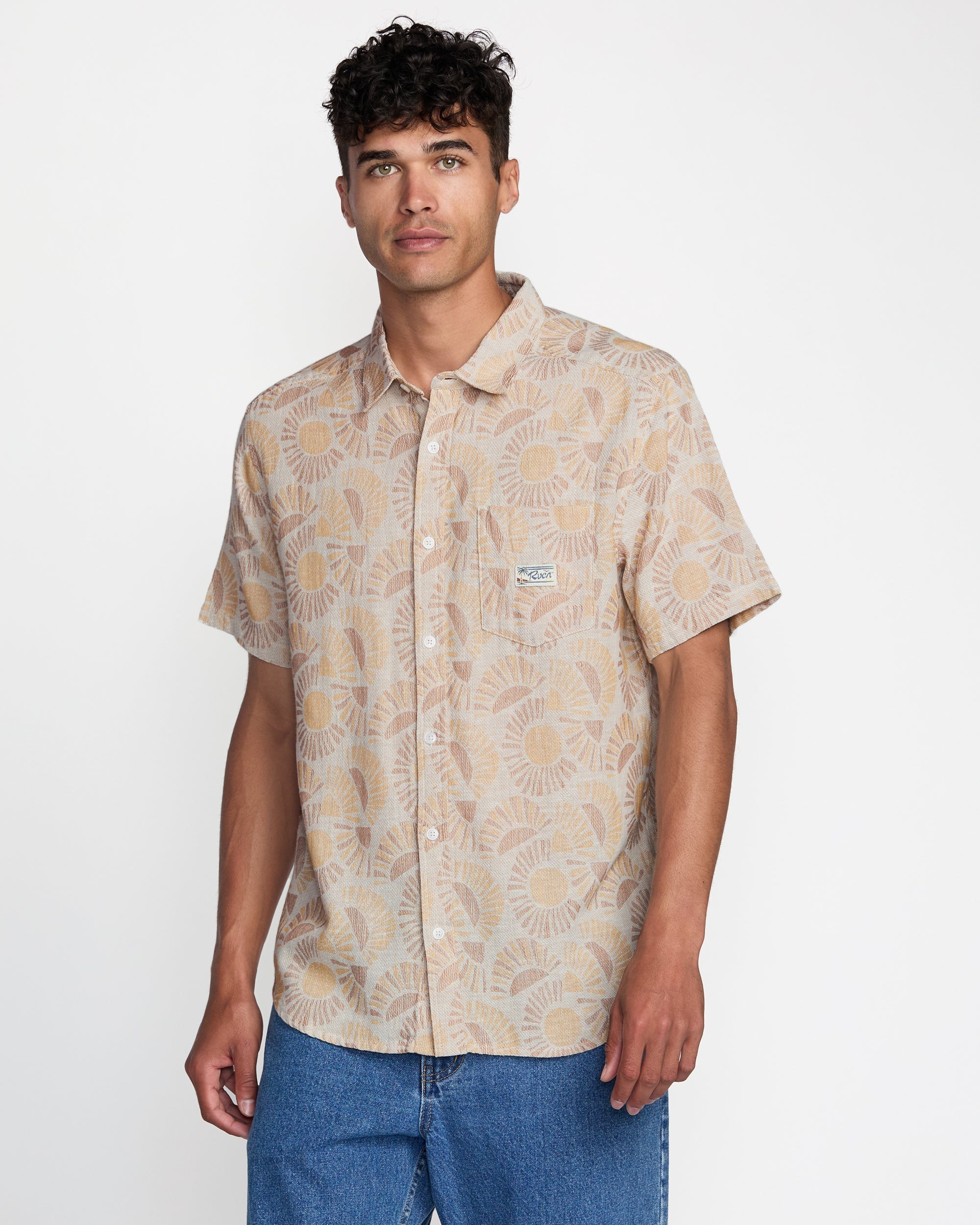 Exotica II Short Sleeve Shirt - Natural Sun