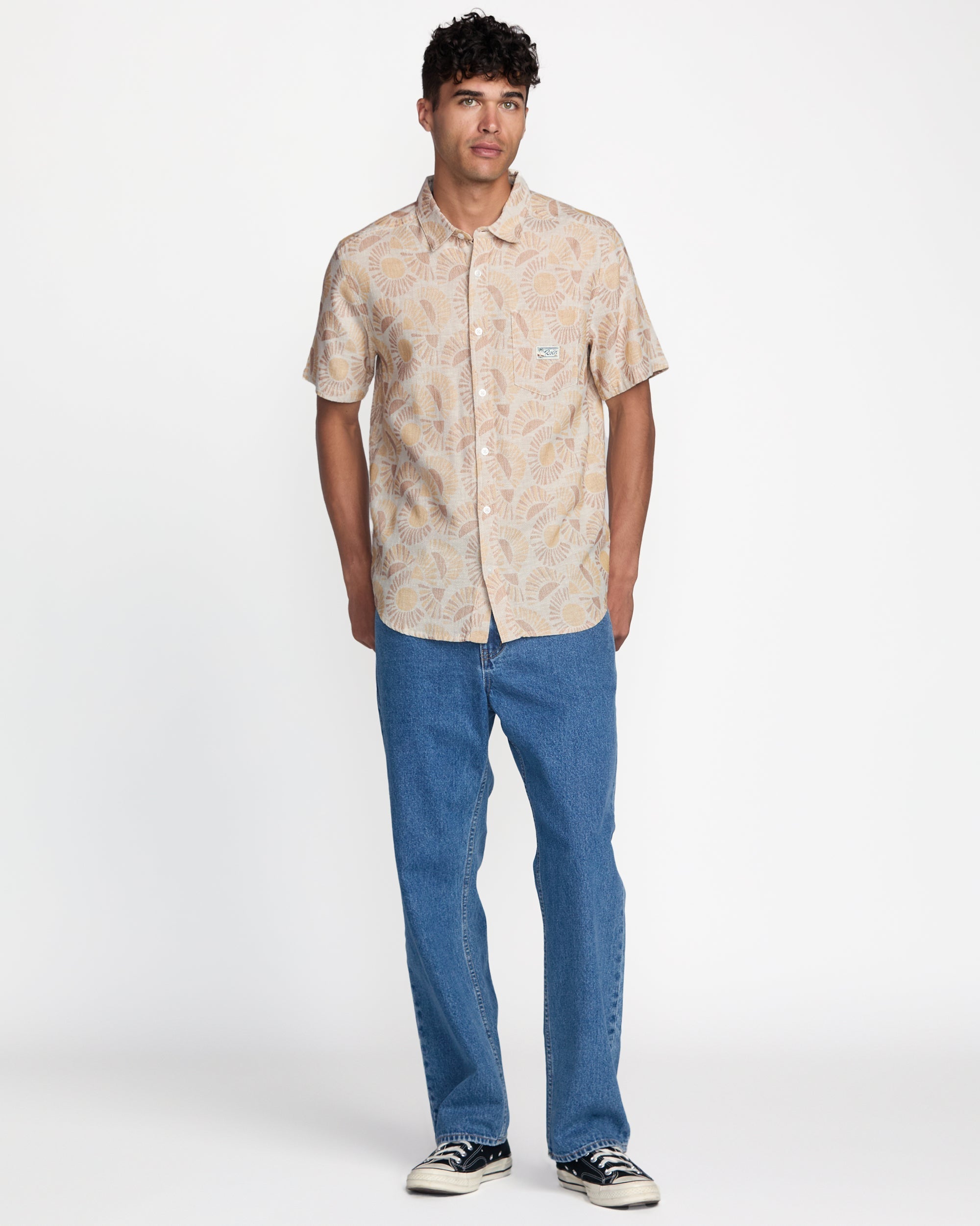 Exotica II Short Sleeve Shirt - Natural Sun