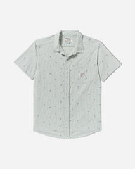 Exotica Seersucker Short Sleeve Shirt - Green Tea