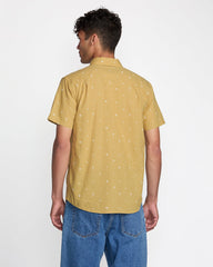 Exotica Seersucker Short Sleeve Shirt - Ochre