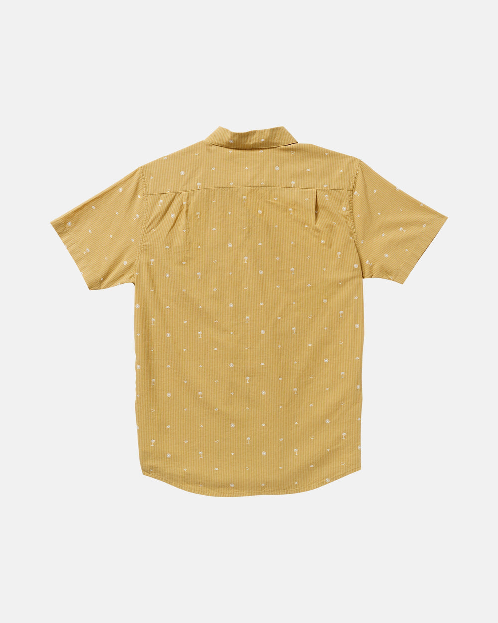 Exotica Seersucker Short Sleeve Shirt - Ochre