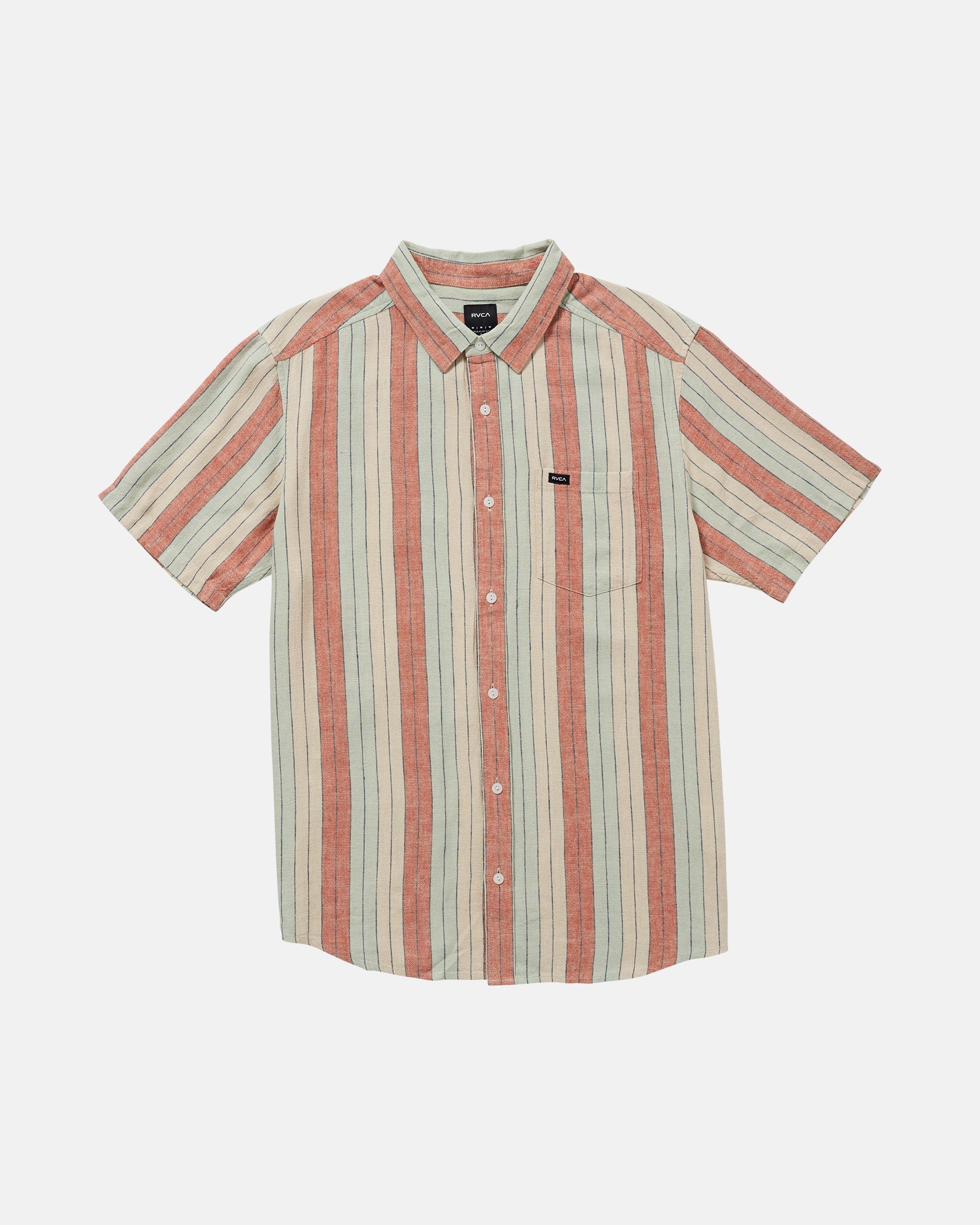 Alvarado Stripe Short Sleeve Shirt - Ceramic