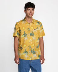 Sunsets Short Sleeve Shirt - Saffron