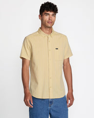 That'll Do Stripe Short Sleeve Shirt - Natural