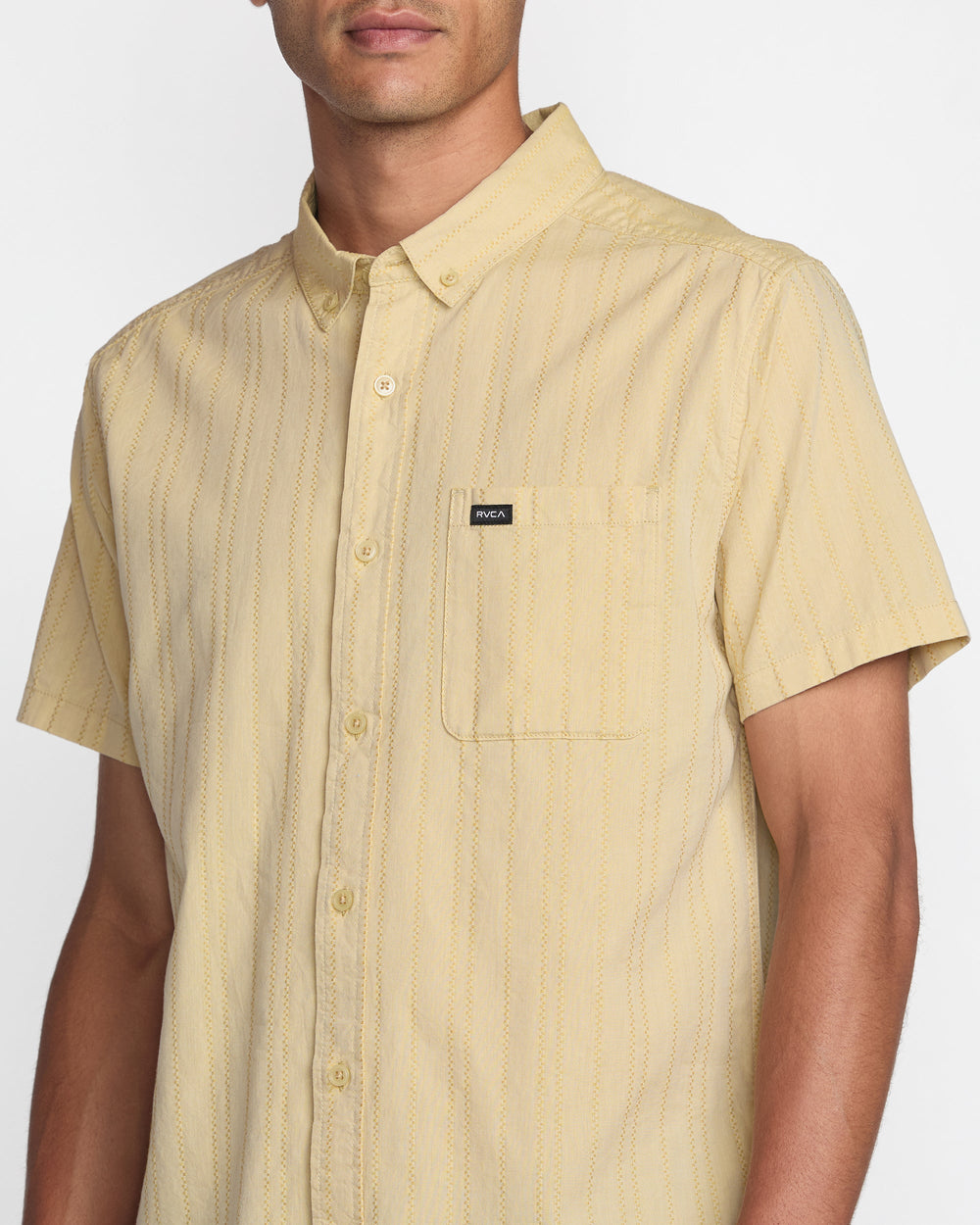 That'll Do Stripe Short Sleeve Shirt - Natural