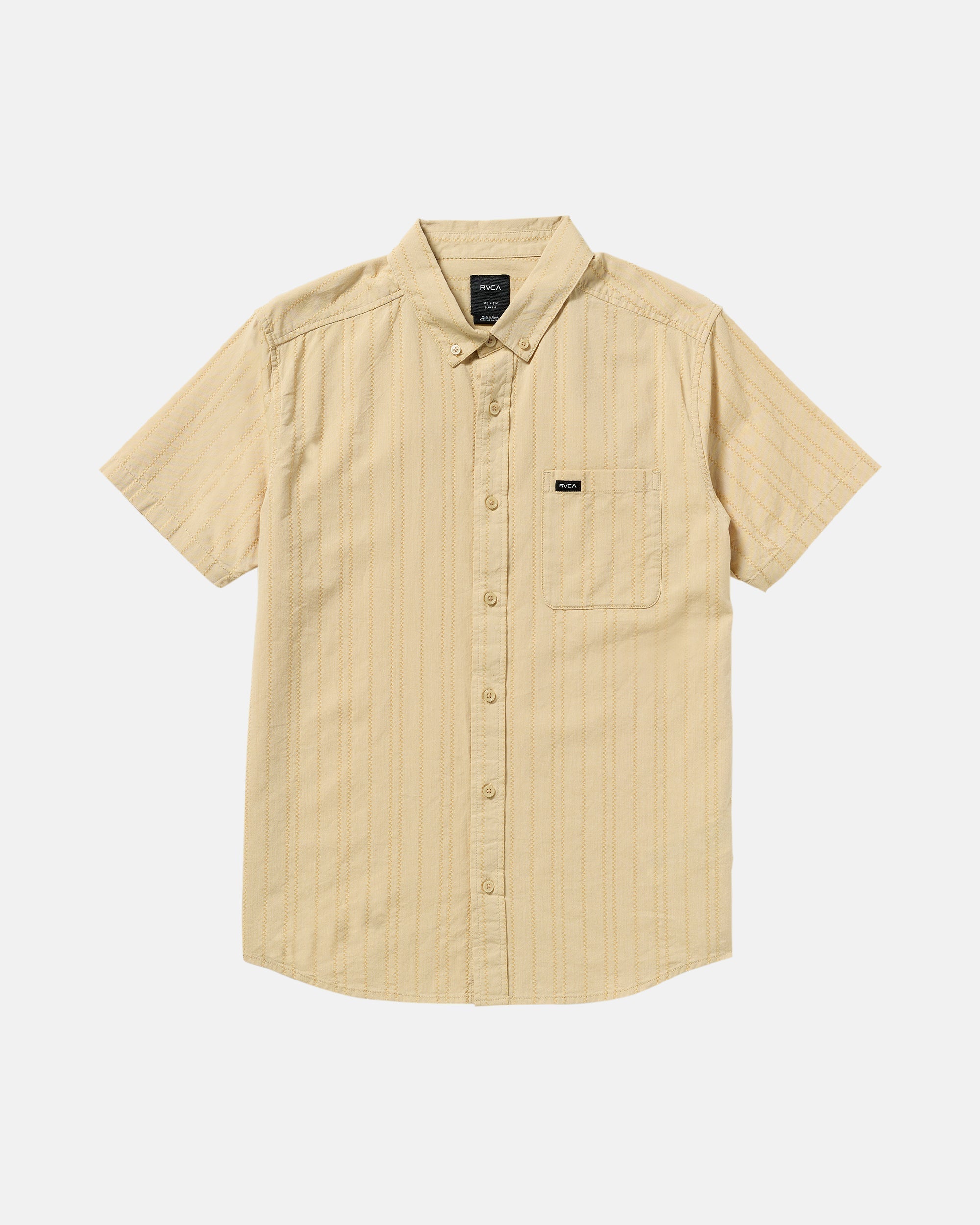 That'll Do Stripe Short Sleeve Shirt - Natural