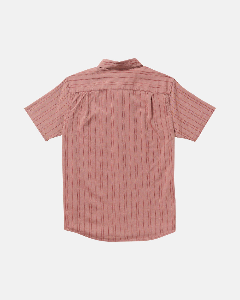 That'll Do Stripe Short Sleeve Shirt - Pale Mauve