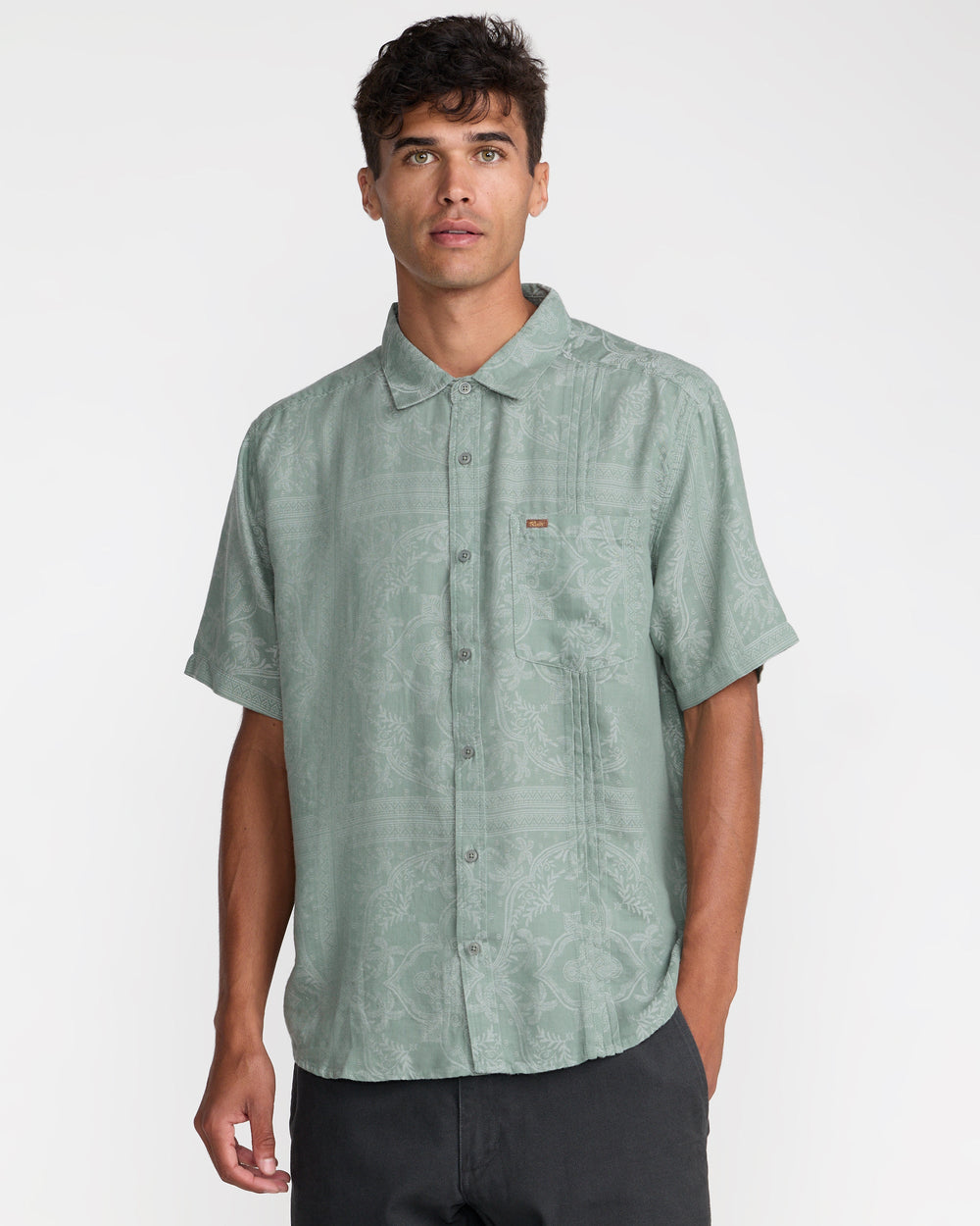 Mellowist Short Sleeve Shirt - Jade