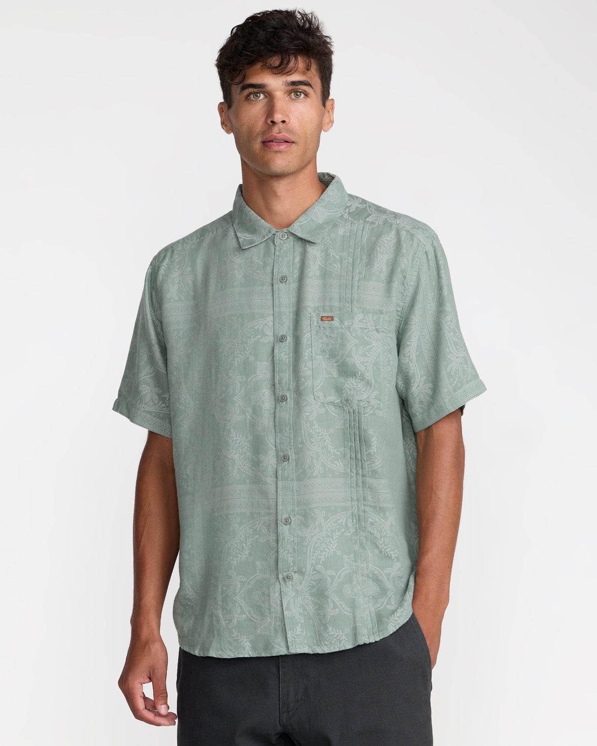Mellowist Short Sleeve Shirt - Jade