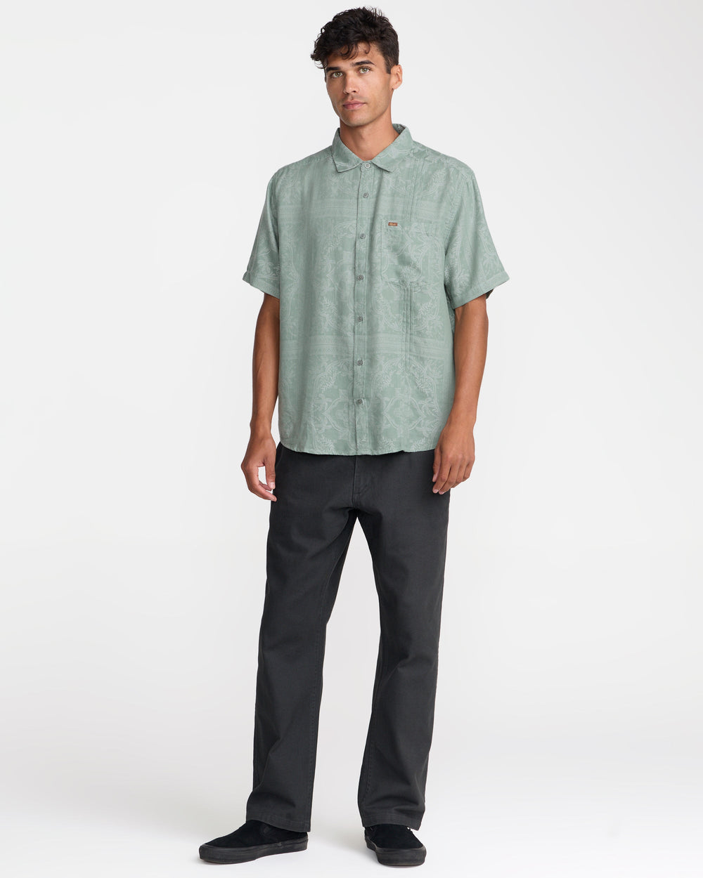 Mellowist Short Sleeve Shirt - Jade