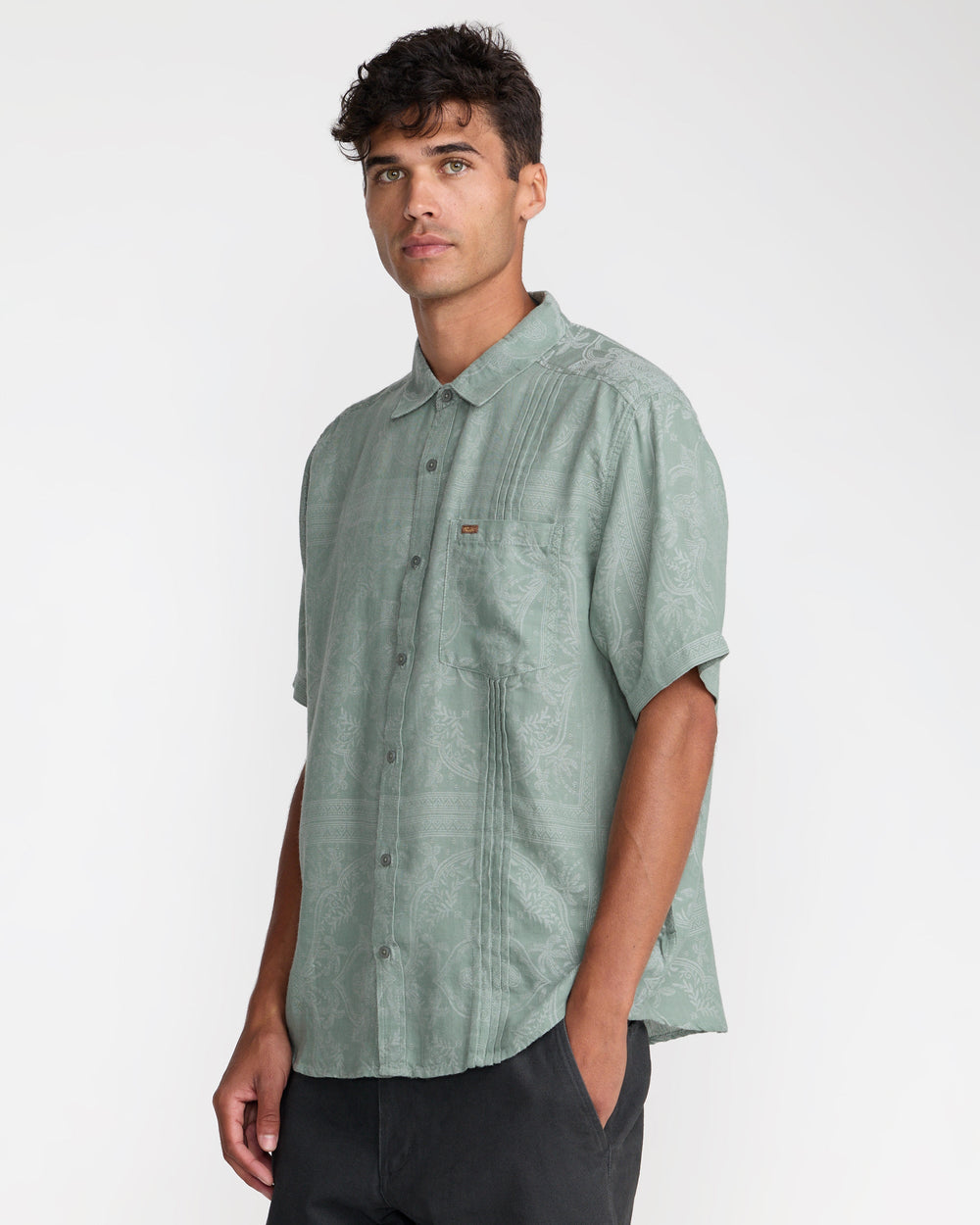 Mellowist Short Sleeve Shirt - Jade