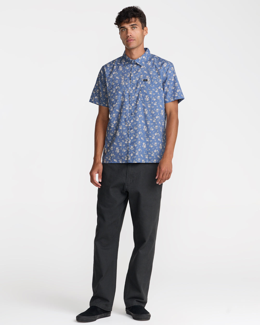 Breezy Short Sleeve Shirt - Vintage Blue