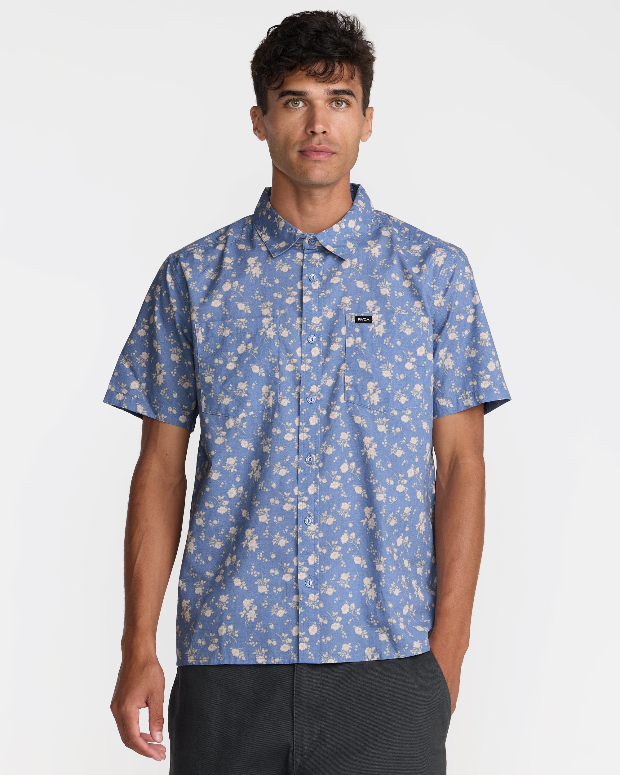 Breezy Short Sleeve Shirt - Vintage Blue