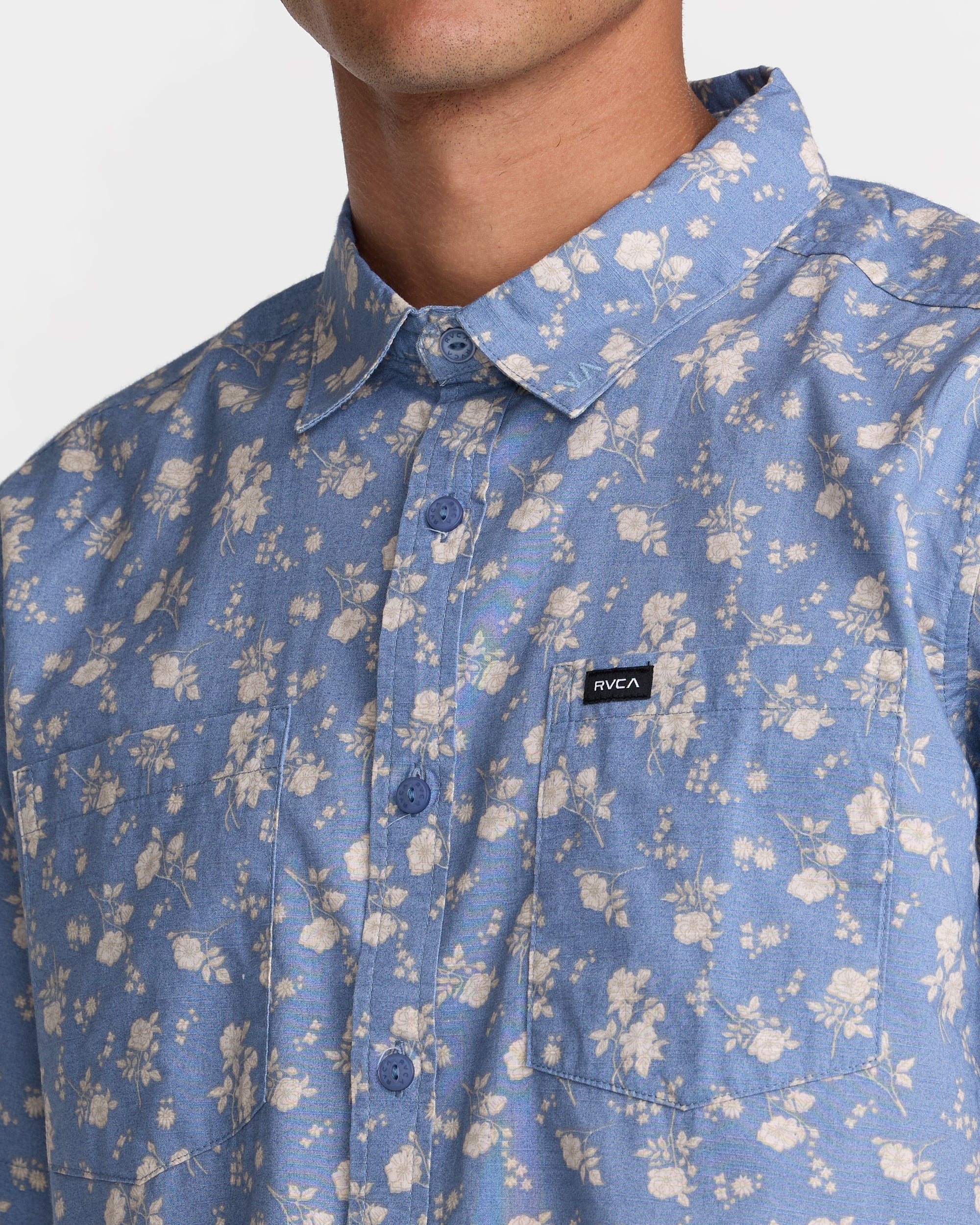 Breezy Short Sleeve Shirt - Vintage Blue