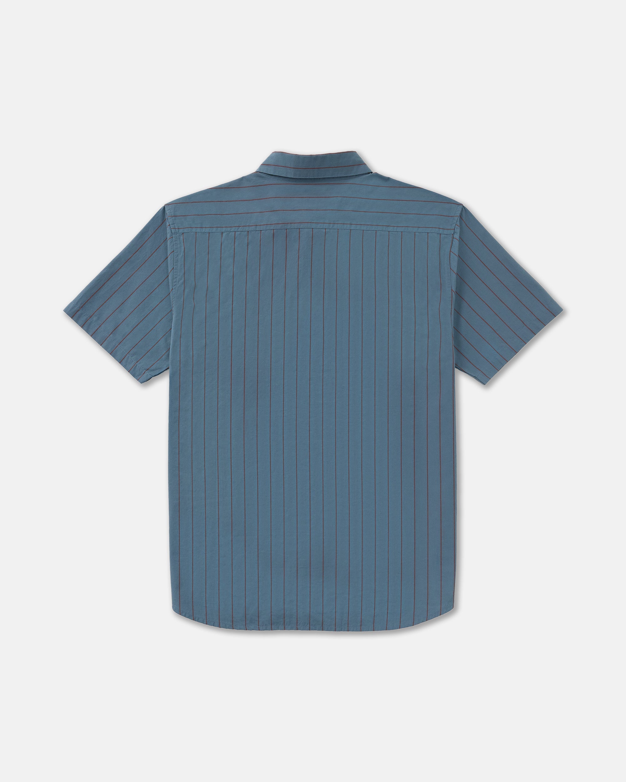 Dayshift Workwear Stripe Short Sleeve Shirt - Vintage Navy