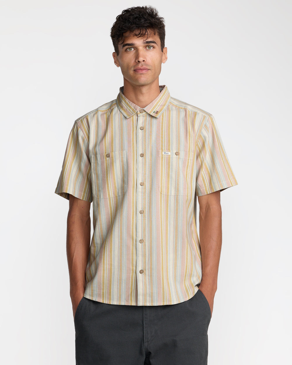 Talum Short Sleeve Shirt - Ceramic
