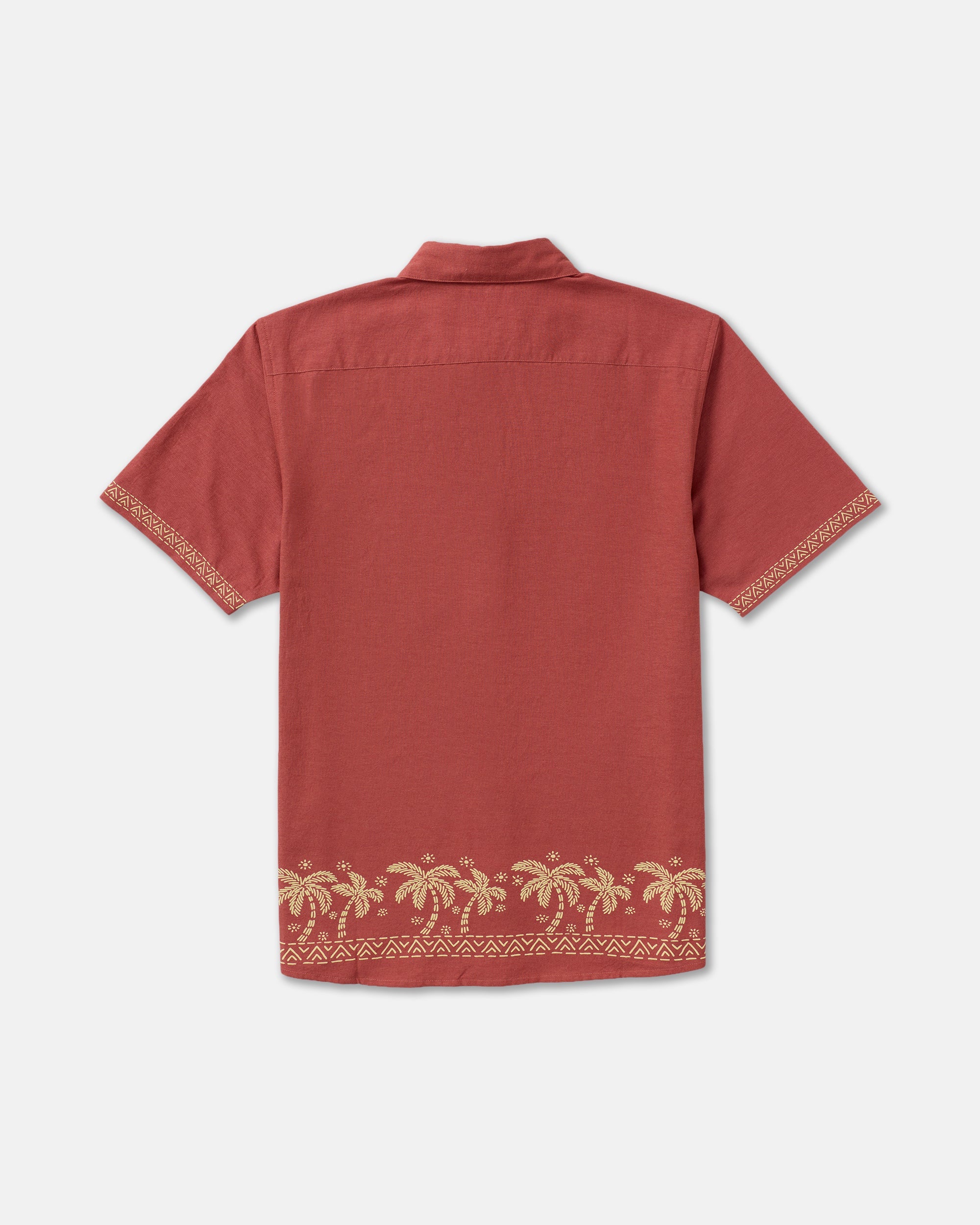 Talum Short Sleeve Shirt - Dusty Red
