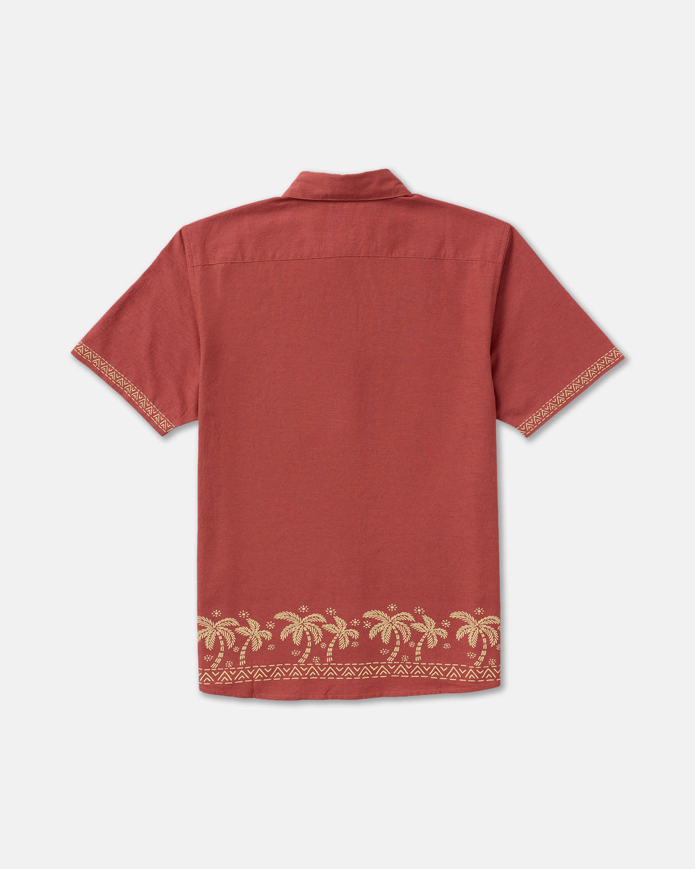 Talum Short Sleeve Shirt - Dusty Red