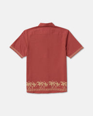 Talum Short Sleeve Shirt - Dusty Red