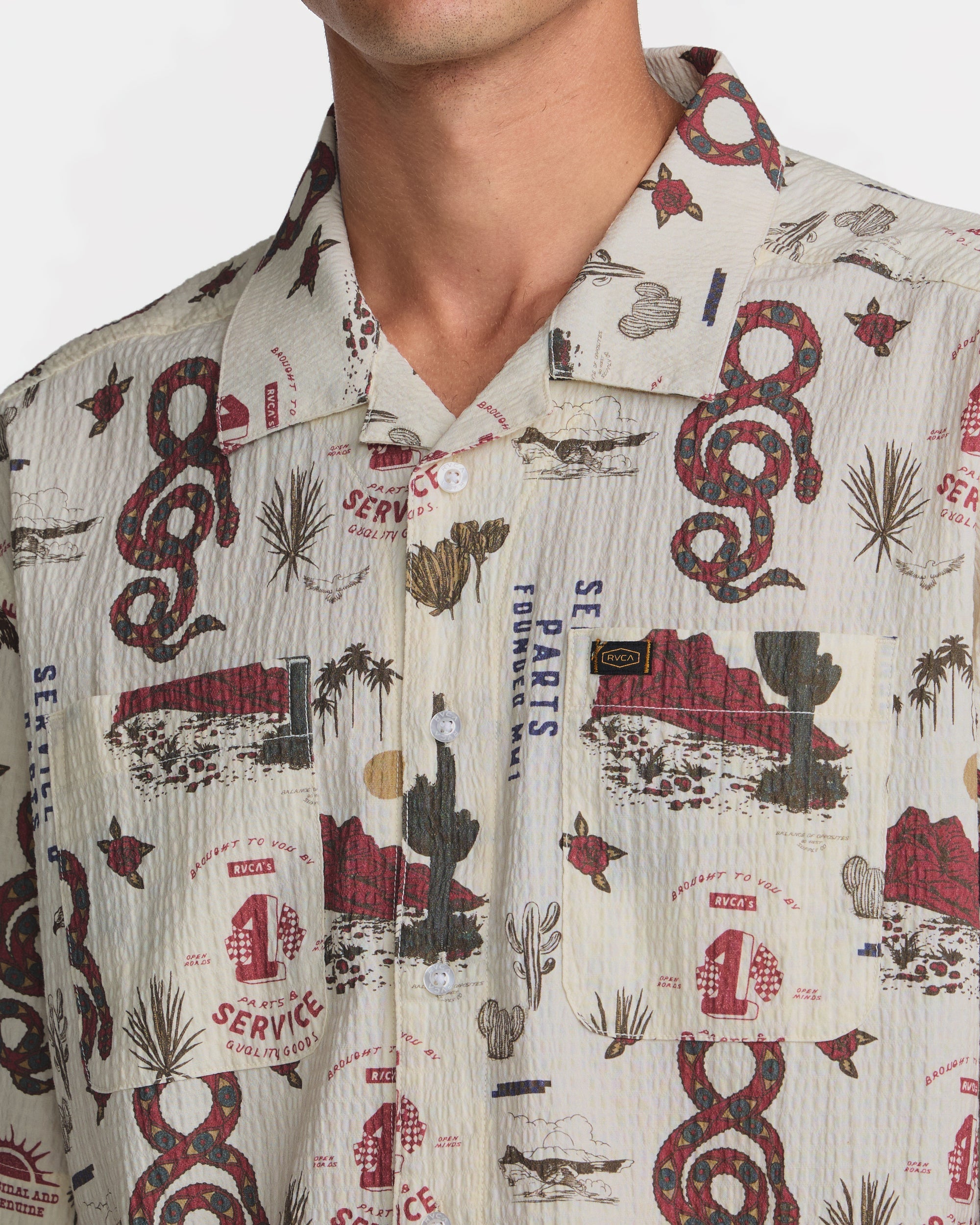Wasteland Short Sleeve Shirt - Natural