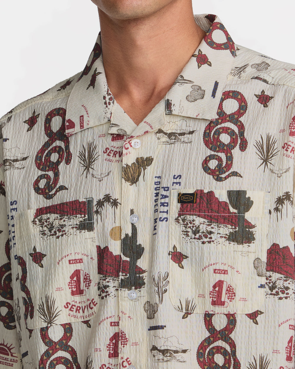 Wasteland Short Sleeve Shirt - Natural