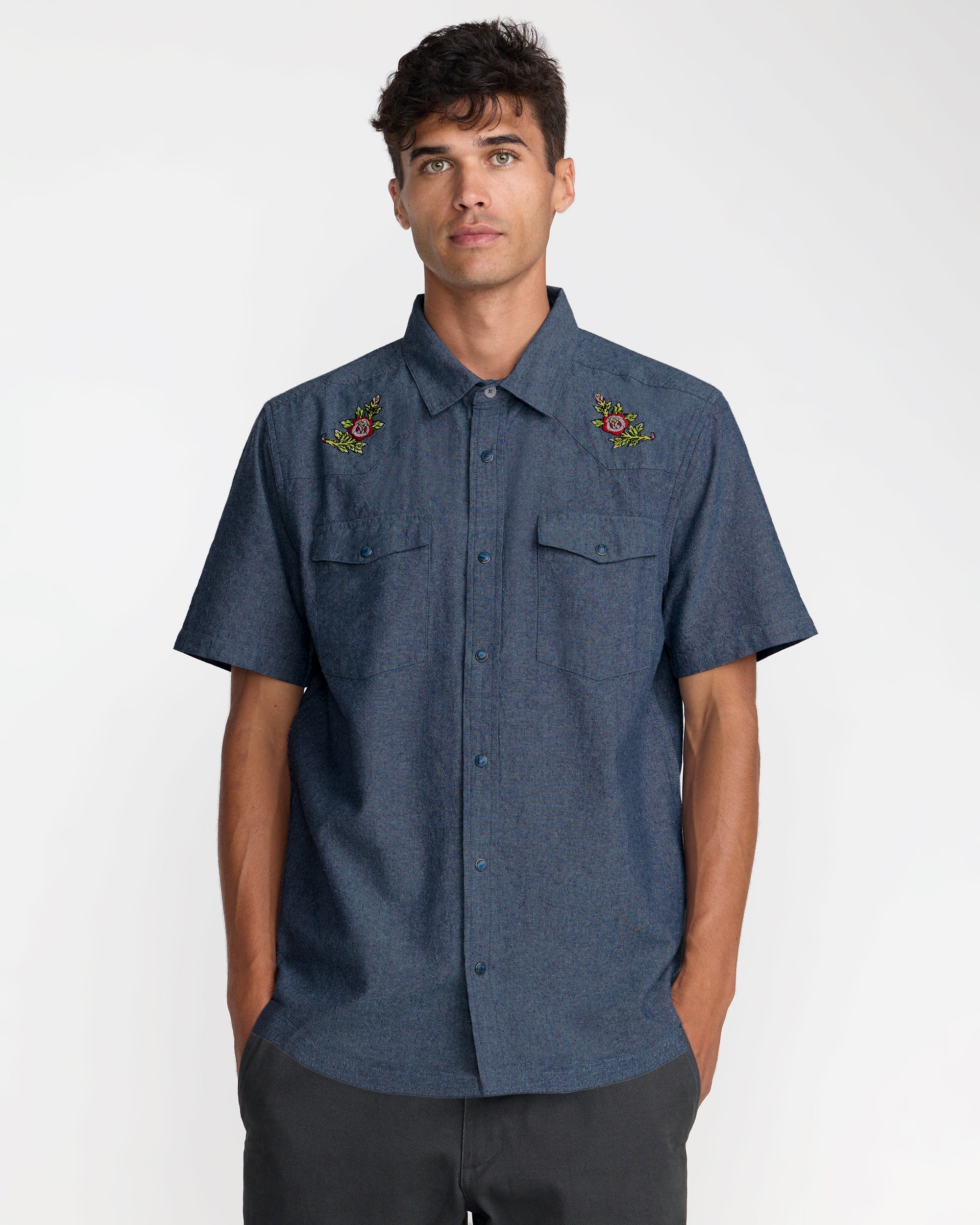 Rosa Chambray Shirt - Indigo